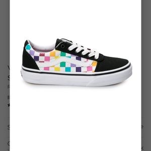 NWT Rainbow girls Vans